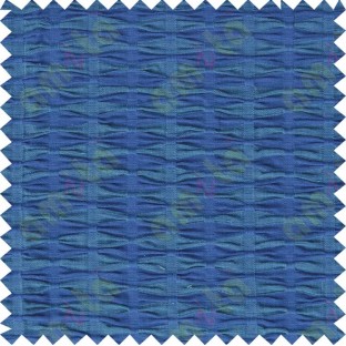 Blue grey pinch diamond pleat cushion cotton fabric 